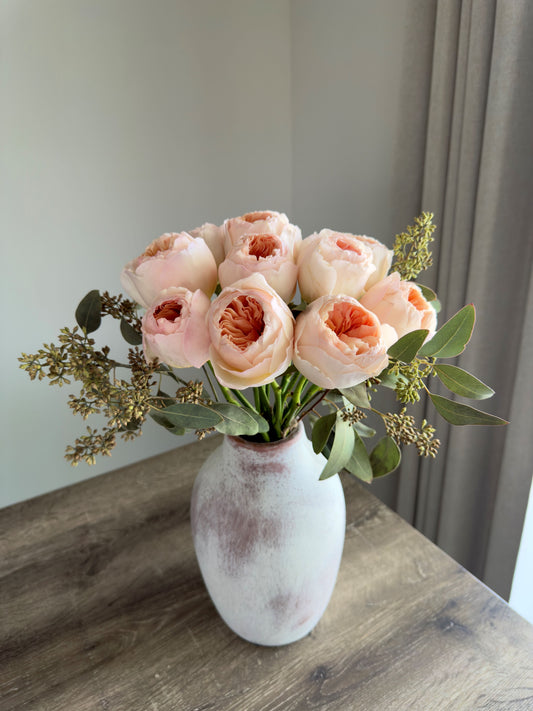 Premium Juliet Garden Roses Bouquet