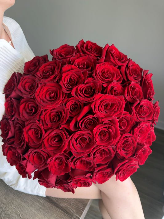 Premium Long Stem Red Roses
