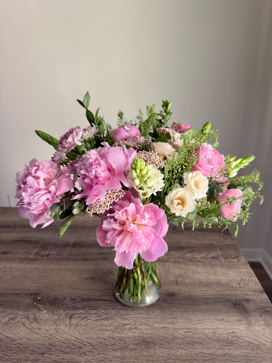 Rosy Garden Charm Arrangement